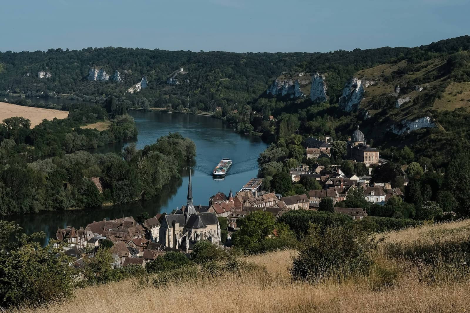 Boucle de la Seine aux Andelys, dans l’Eure